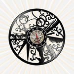 Ficha técnica e caractérísticas do produto Relógio Personalizado Salão de Beleza Cabeleireira Vinil LP