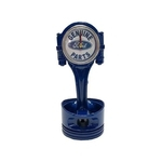 Ficha técnica e caractérísticas do produto Relógio Pistão FORD Decorativo Artesanal Mesa Retrô - Azul