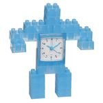 Relógio Plastico Robot Azul Metropole