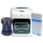 Ficha técnica e caractérísticas do produto Relógio Ponto Vega com 50 Cartões e Sirene DP1000 220V - Henry