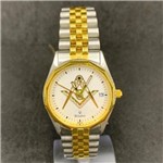 Ficha técnica e caractérísticas do produto Relógio Prata e Dourado Masculino Bulova