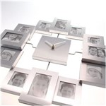 Ficha técnica e caractérísticas do produto Relógio Prata Retratos