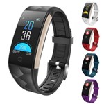 Ficha técnica e caractérísticas do produto Relógio Pulseira Bracelete Inteligente SmartWatch T20 Plus Android e IOS Preto