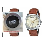 Relógio PULSEIRA DE COURO Casio Analógico CASIO MTP-1370L-9A 5BAR