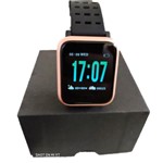 Ficha técnica e caractérísticas do produto Relógio Pulseira Smartwatch A6 Smartband Dourado - Smart Watch