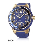 Ficha técnica e caractérísticas do produto Relógio Pulso Everlast Masculino Azul Calendario E406