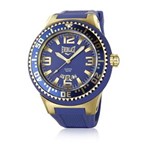 Relógio Pulso Everlast Masculino Azul Calendario E410