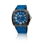 Relógio Pulso Everlast Masculino Esporte Silicone Azul E678