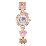 Ficha técnica e caractérísticas do produto Relógio Pulso Hello Kitty Desenhos Animados Bracelete