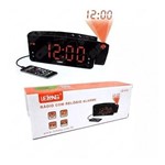 Ficha técnica e caractérísticas do produto Relógio Rádio Despertador Lelong Le-672 Fm Usb com Projetor de Horas
