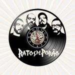 Ficha técnica e caractérísticas do produto Relógio Ratos de Porão Bandas Punk Rock Musica Vinil LP