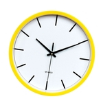 Ficha técnica e caractérísticas do produto Relógio Redondo Moderno Relógio De Parede Relógio De Ponto 12H Relógio De Quartzo Relógio De Leitura Fácil