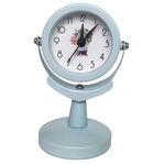 Ficha técnica e caractérísticas do produto Relógio Redondo Pequeno Relógio De Mesa Relógio De Tempo Prateleira Não Ticking