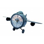 Ficha técnica e caractérísticas do produto Relógio Retrô - Formato Avião Antigo - de Ferro