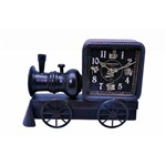 Ficha técnica e caractérísticas do produto Relógio Retrô - Trem Locomotiva Antiga de Ferro