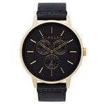 Relógio Rip Curl Detroit Multieye Leather - Preto/dourado