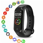 Relógio Smartwatch RTS4 Pulseira Inteligente Smartband Medidor Cardíaco Esportes