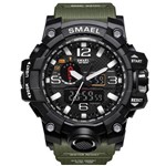 Ficha técnica e caractérísticas do produto Relógio S-Shock Militar 1000 Pulseira Verde Visor Preto
