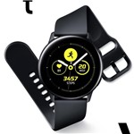 Ficha técnica e caractérísticas do produto RELÓGIO SAMSUNG SMARTWATCH GALAXY WATCH ACTIVE 5 ATM 40mm BLUETOOTH IOS ANDROID COR PRETO