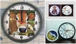 Relógio São Francisco de Assis Vegano Animais Vegetariano - Artesanato