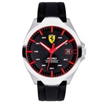 Ficha técnica e caractérísticas do produto Relógio Scuderia Ferrari Masculino Borracha Preta - 830506