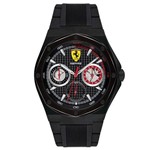 Ficha técnica e caractérísticas do produto Relógio Scuderia Ferrari Masculino Borracha Preta - 830538