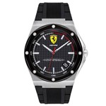 Ficha técnica e caractérísticas do produto Relógio Scuderia Ferrari Masculino Borracha Preta - 830529