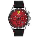 Ficha técnica e caractérísticas do produto Relógio Scuderia Ferrari Masculino Couro Preto - 830713 By Vivara