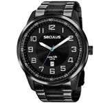 Ficha técnica e caractérísticas do produto Relógio Seculus 20785Gpsvpa3 Masculino Preto