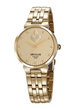 Ficha técnica e caractérísticas do produto Relógio Seculus Feminino 35007LPSKDS1K1 Dourado - Séculus
