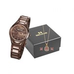 Kit Relógio Mondaine Feminino - 76571LPMVDE3 - Seculus