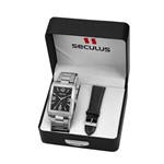 Ficha técnica e caractérísticas do produto Relógio Seculus Masculino Analógico Troca Pulseira 23628G0SVNA1