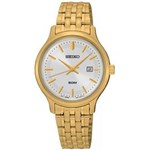 Relógio Seiko Feminino Dourado 50 Metros Sur792b1 S1kx