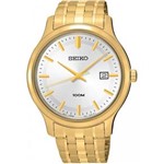 Ficha técnica e caractérísticas do produto Relogio Seiko Masculino Folheado Social Gold Sur148b1 S1kx