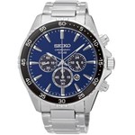 Ficha técnica e caractérísticas do produto Relógio Seiko Solar Chronograph Azul SSC445