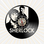 Ficha técnica e caractérísticas do produto Relógio Sherlock Holmes Filmes Series TV Nerd Geek Vinil LP