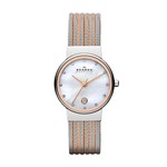 Ficha técnica e caractérísticas do produto Relógio Skagen Feminino Bicolor Ancher - 355SSRS/5KN