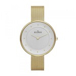 Ficha técnica e caractérísticas do produto Relógio Skagen Feminino Dourado Gitte - SKW2141/4KN