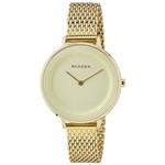 Ficha técnica e caractérísticas do produto Relógio Skagen Feminino Gold SKW2333