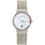 Ficha técnica e caractérísticas do produto Relógio Skagen Feminino Ref: 355ssrs/5kn Slim Bicolor