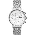 Ficha técnica e caractérísticas do produto Relógio Skagen Feminino Ref: Skw6361/1kn Cronógrafo Prateado