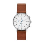 Ficha técnica e caractérísticas do produto Relógio Skagen Masculino Analógico Pulseira Couro Ajustável