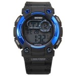 Ficha técnica e caractérísticas do produto Relógio Skmei 1054 Led Esporte Digital 5atm Alarme Data Hora - Azul
