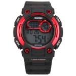 Ficha técnica e caractérísticas do produto Relógio Skmei 1054 Led Esporte Digital 5atm Alarme Data Hora - Vermelho