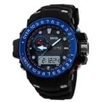 Ficha técnica e caractérísticas do produto Relógio Skmei Anadigi 1063 Azul