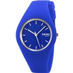 Ficha técnica e caractérísticas do produto Relógio Skmei Feminino Azul 11047 Analógico 3 Atm Acrílico Tamanho Grande
