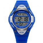 Ficha técnica e caractérísticas do produto Relógio Skmei Infantil Azul 11165 Digital 5 Atm Acrílico Tamanho Médio