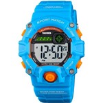 Ficha técnica e caractérísticas do produto Relógio Skmei Infantil Azul 11667 Digital 5 Atm Acrílico Tamanho Médio