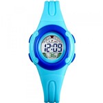 Ficha técnica e caractérísticas do produto Relógio Skmei Infantil Azul 11670 Digital 5 Atm Acrílico Tamanho Pequeno