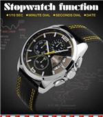 Ficha técnica e caractérísticas do produto Relógio Skmei Masculino Fashion Sport Casual Marca Skmei Original Amarelo